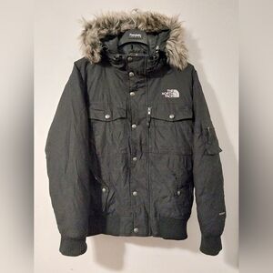 The North Face Vtg. Gotham Hyvent Bomber Jacket Size Small Men's Fur Hood